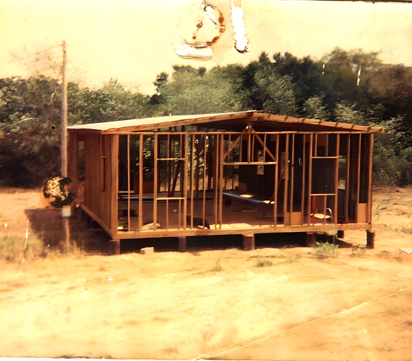 Koppe Bridge under construction, 1992